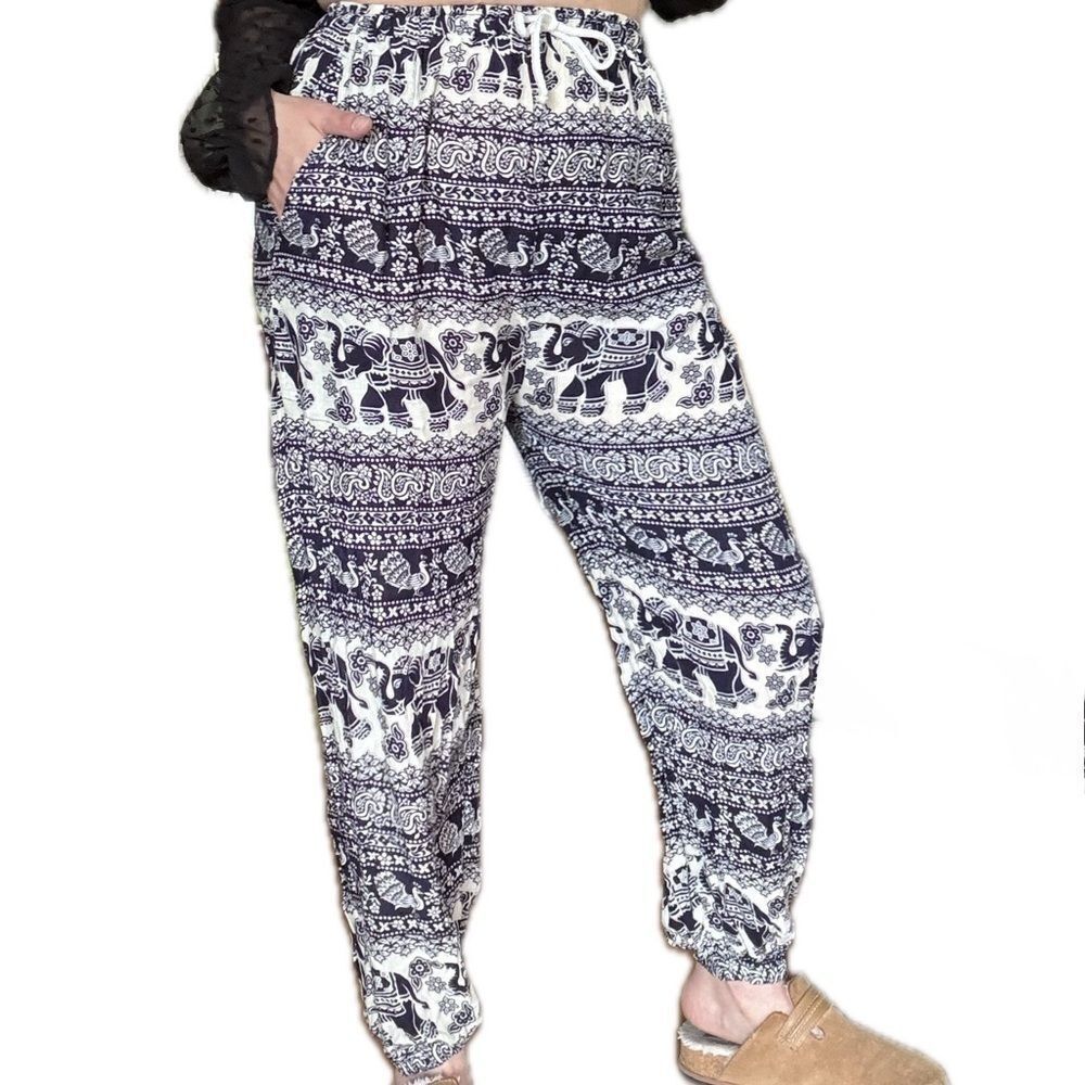 MADE IN THAILAND - Small, deep pocket drawstring elastic waistband